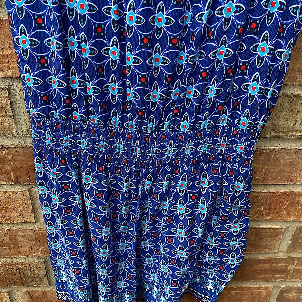Justice Girls size 18 Blue & Red Romper